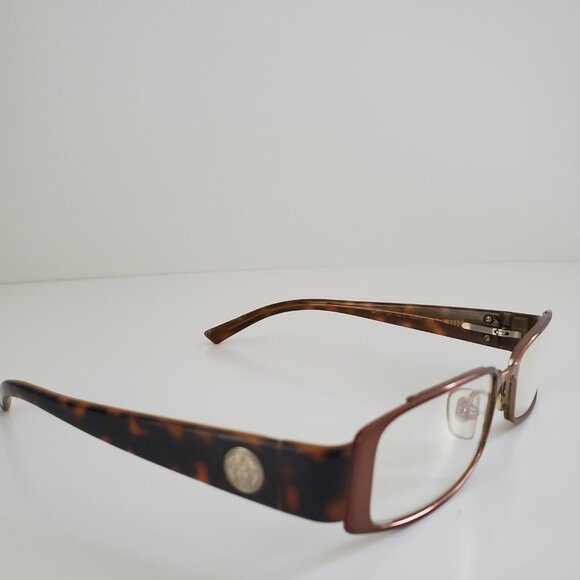 VERSACE Eyeglasses Frames Brown/Tortoise MOD 1127 1045 49-17-135 Rectangular - Picture 3 of 10